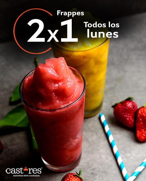 2x1 Frappes de fruta